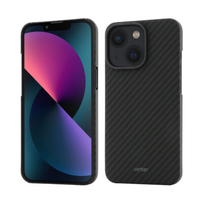 Husa iPhone 13 mini, Kevlar MagSafe, Neagra